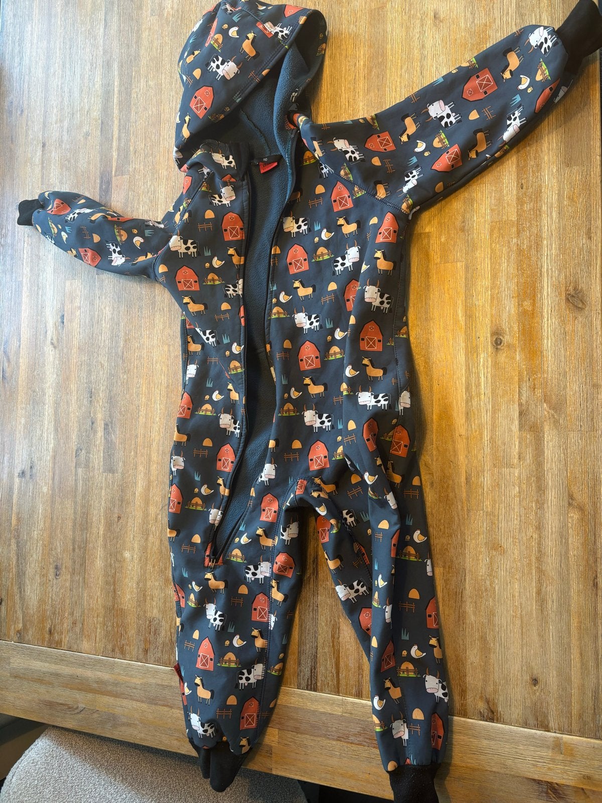 IELM fleece onesie boerderijprint maat 110, Kinderen en Baby's, Ophalen, Gebruikt, Jongen of Meisje, Overige typen