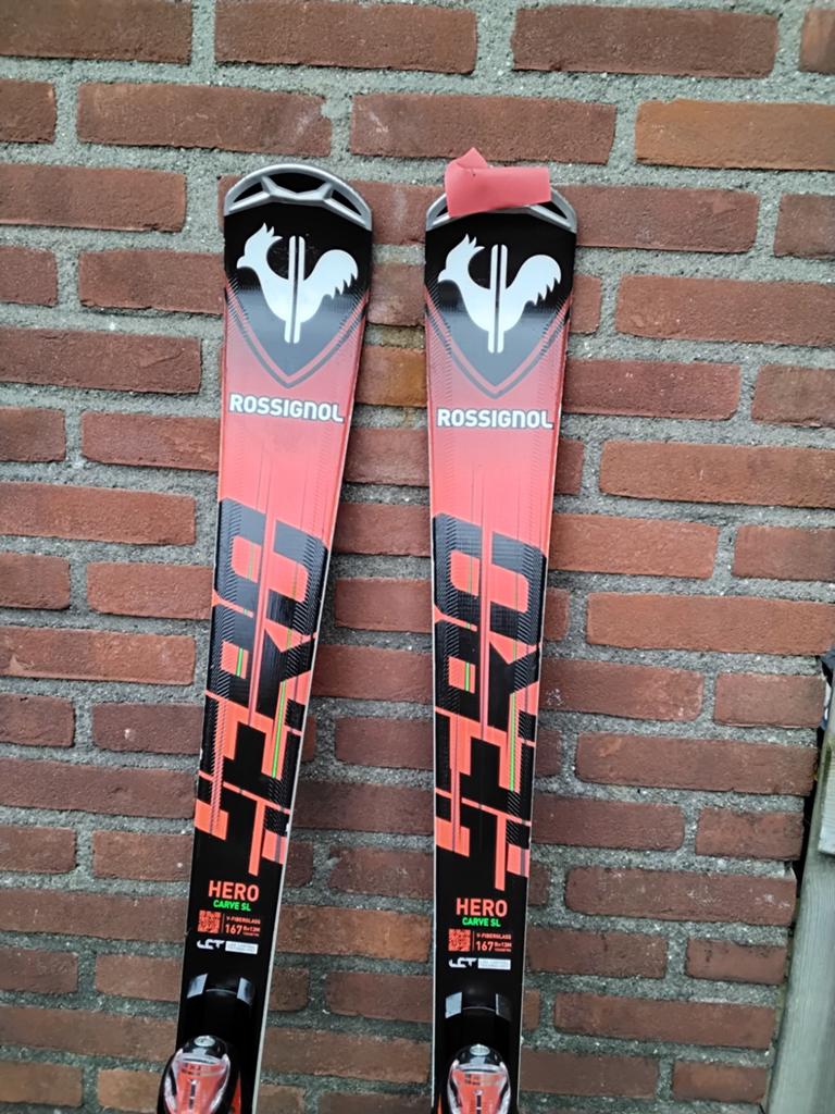 Rossignol Hero Carve SL Ski's 167 cm - Zo goed als nieuw, Ophalen, 160 tot 180 cm, Zo goed als nieuw, Carve