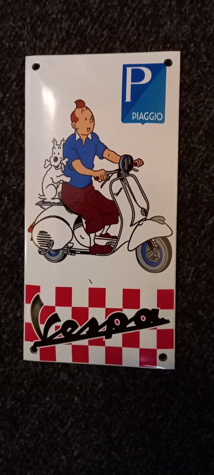 echt emaille reclame bordje zie foto, Ophalen of Verzenden, Reclamebord