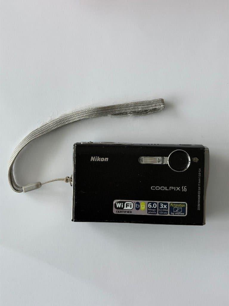 NIKON Coolpix S6 foto/film camera ,met accessoires, Accu, Gebruikt, Ingebouwde flitser, Overige typen