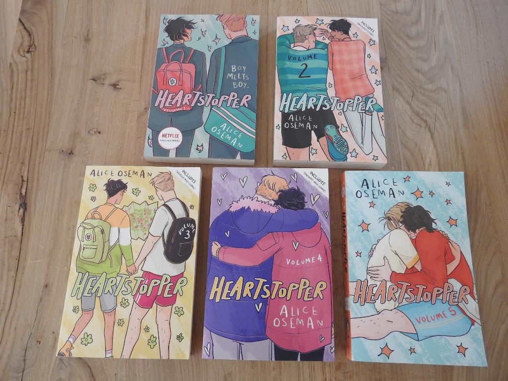 Heartstopper deel 1-5 Alice Oseman, Ophalen of Verzenden, Zo goed als nieuw, Alice Oseman