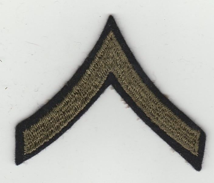 Chevron / rang / streep (T), Verzenden, Landmacht, Amerika, Embleem of Badge