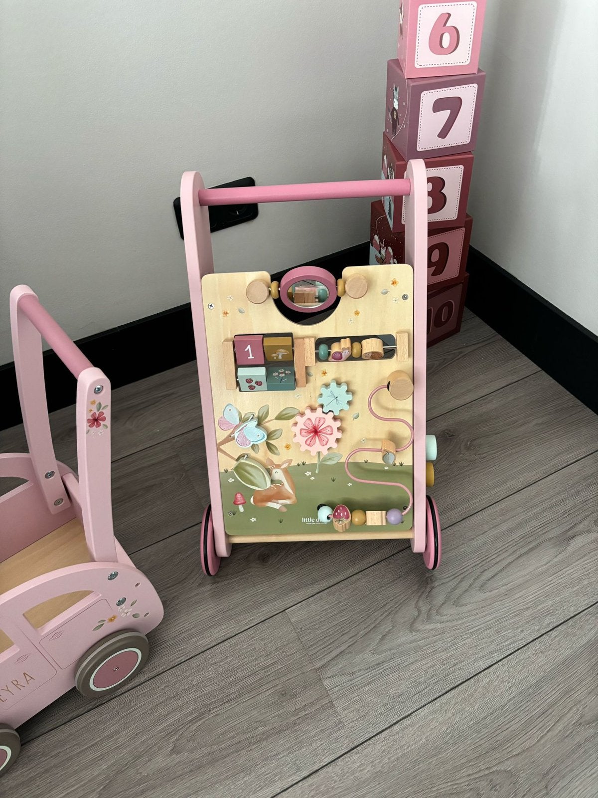Little Dutch Activiteiten Babywalker Fairy Garden, Ophalen, Zo goed als nieuw, Duw- of Trekspeelgoed