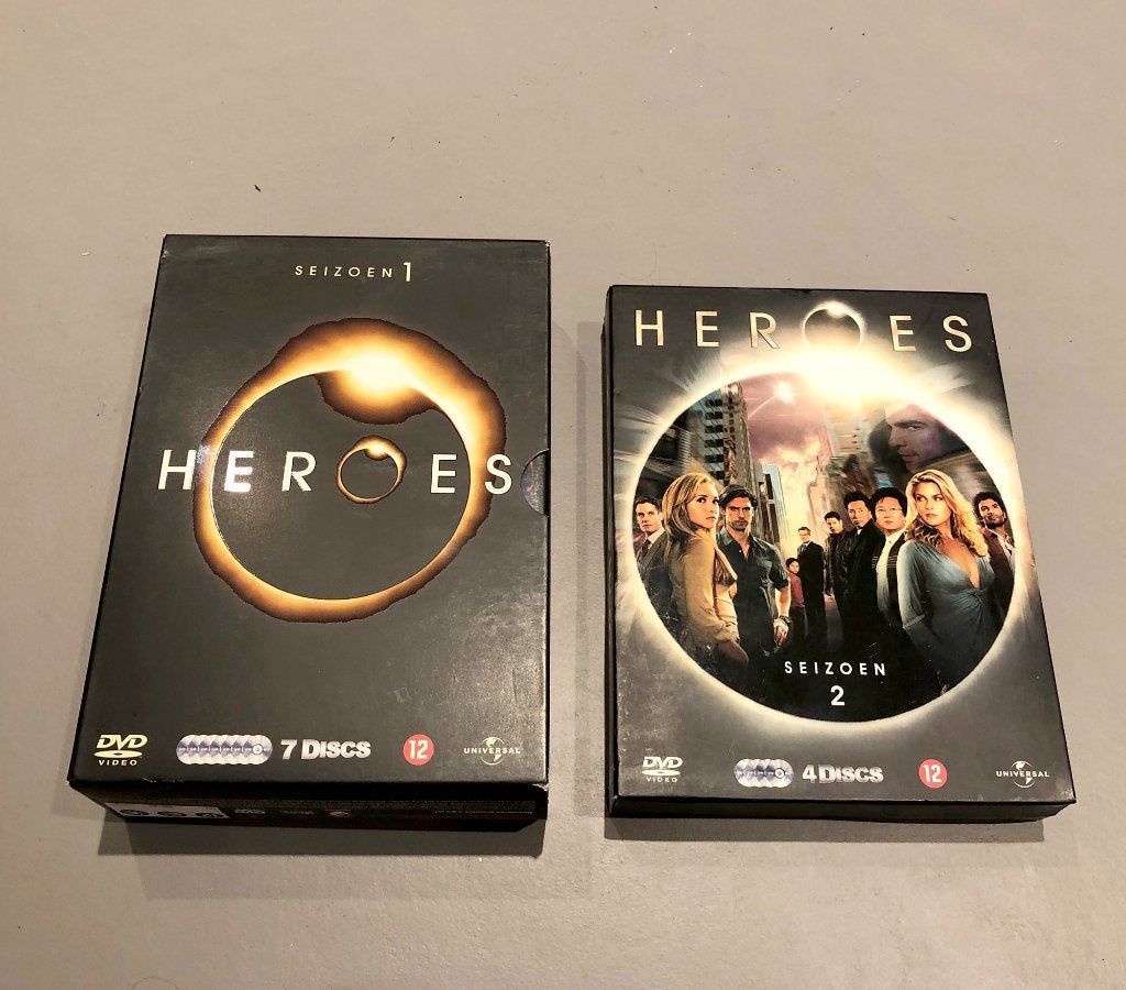 Heroes Seizoen 1 + 2 DVD Boxset, Nederlands, Ophalen of Verzenden, Vanaf 12 jaar, Gebruikt