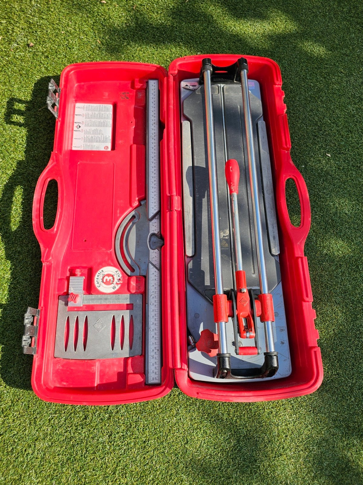 Rubi TR-600-S Tegelsnijder in koffer, Ophalen of Verzenden, Gebruikt, Snijgereedschap, Rubi