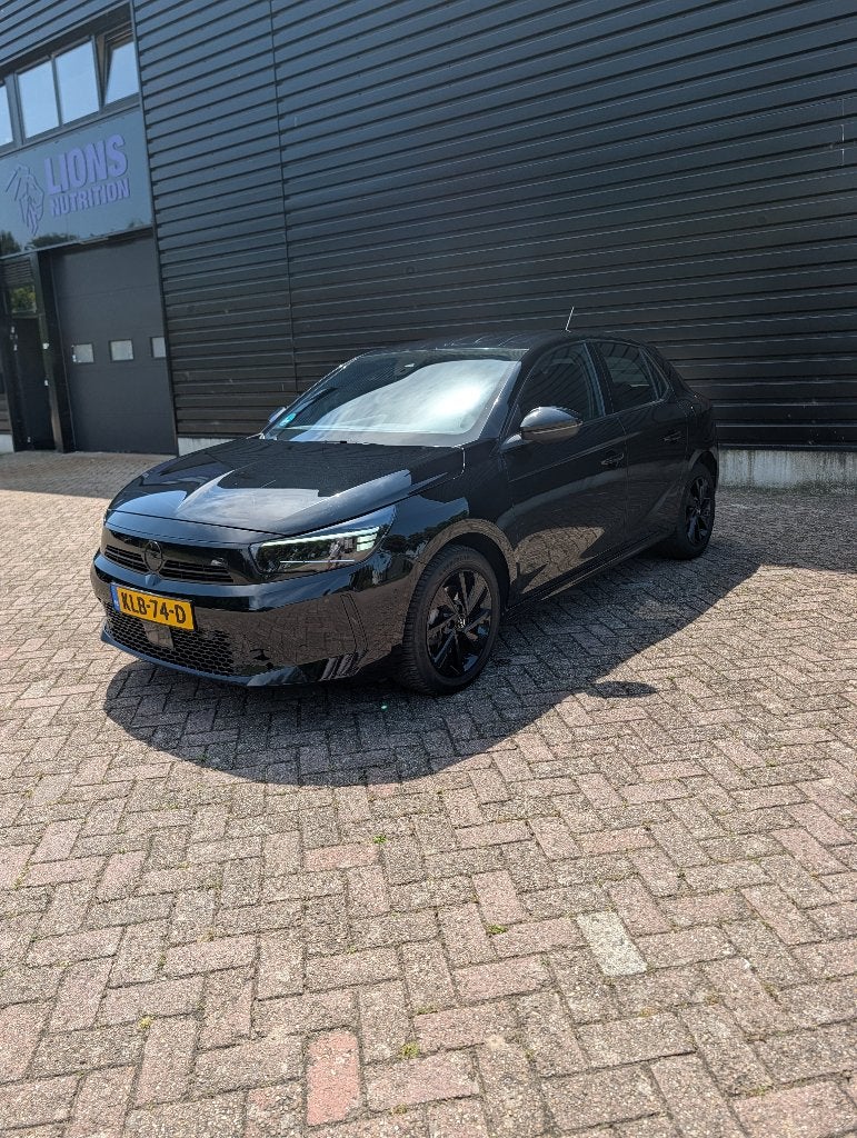 Opel Corsa 1.2 Turbo Black Edition 2024 | Volle Opties, Voorwielaandrijving, Stof, 100 pk, Zwart