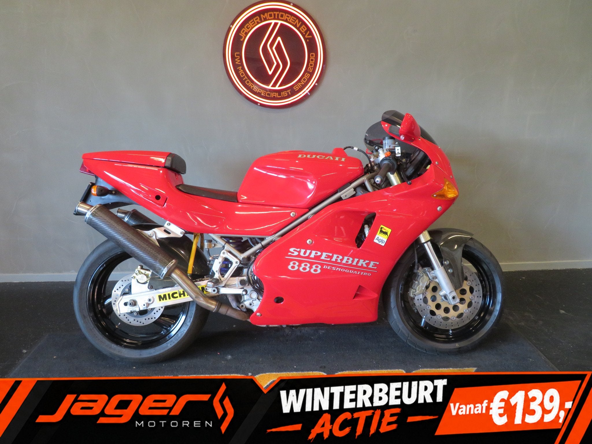 Ducati 888 SUPERSPORT NIEUWSTAAT! (bj 1993), Motoren, 888 cc, Super Sport, Gebruikt, Bedrijf