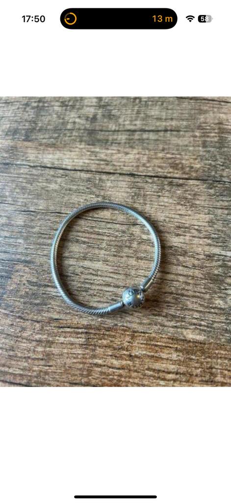 Pandora Moments Snake Chain Armband Maat 17, Ophalen of Verzenden, Nieuw, Zilver