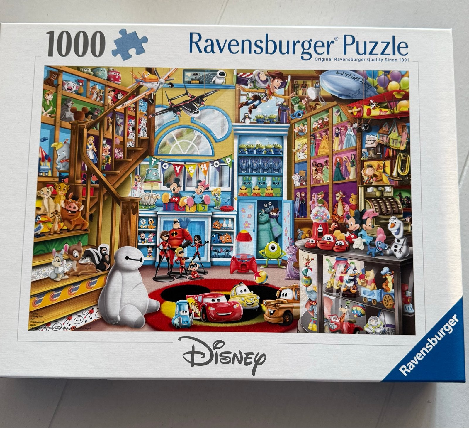 Disney 1000 stukjes puzzels - Diverse varianten, Ophalen, 500 t/m 1500 stukjes, Zo goed als nieuw, Legpuzzel