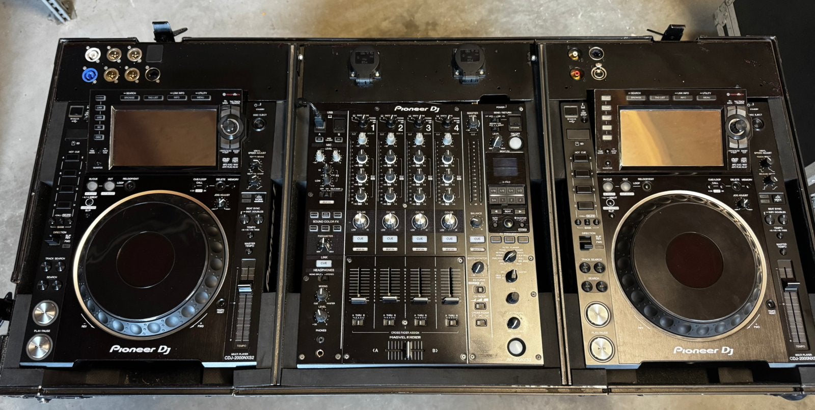 Pioneer NXS2set 2x CDJ-2000NXS2 + DJM-900NXS2 UDG flightcase, Ophalen, Gebruikt, Pioneer