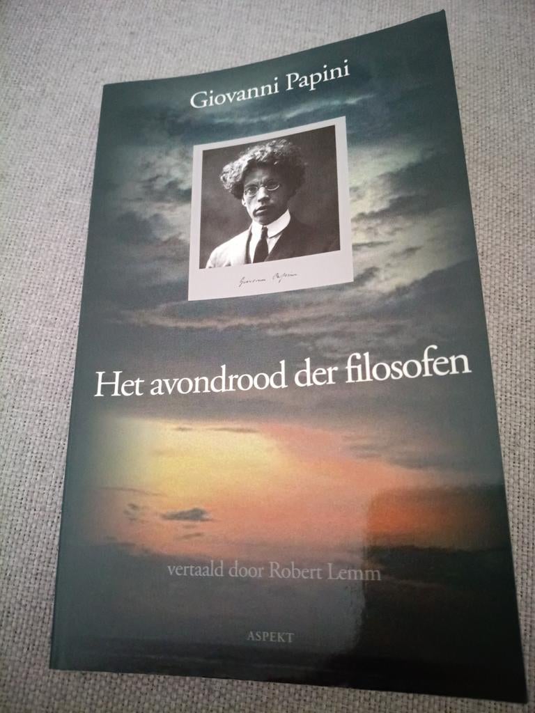 G. Papini - Het avondrood der filosofen, Ophalen of Verzenden, Zo goed als nieuw, G. Papini