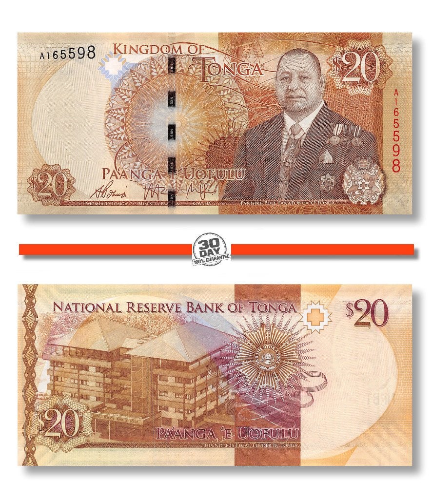 Tonga 20 Pa'anga 2015 Unc Pn 47, Ophalen of Verzenden, Los biljet