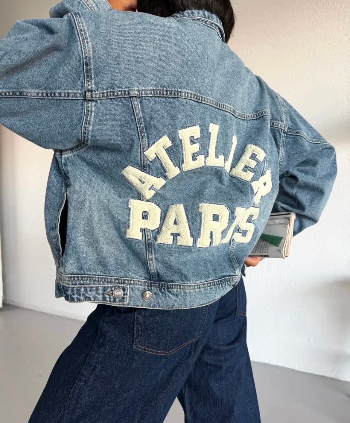 My jewellery oversized denim jas, Ophalen of Verzenden, Nieuw, Maat 42/44 (L), Blauw