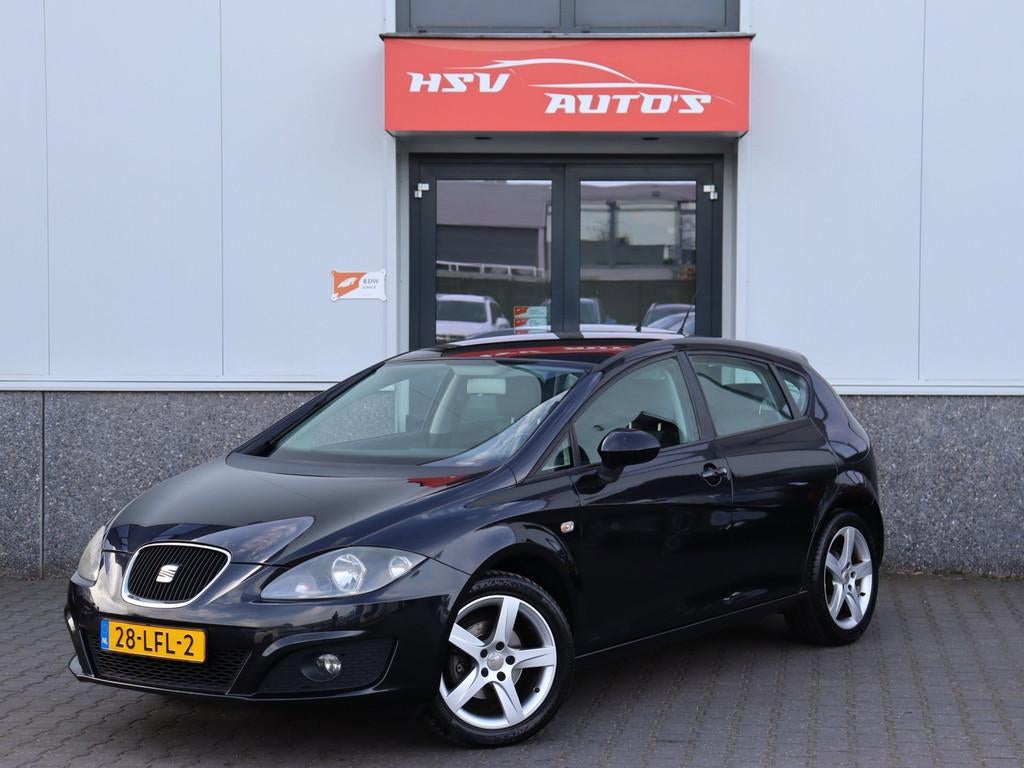 Seat Leon 1.6 Hattrick airco LM 4-deurs org NL, Auto's, Voorwielaandrijving, Traction-control, Gebruikt, 4 cilinders