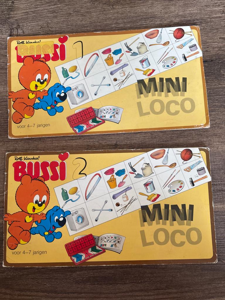 Mini Loco Bussi 1 & 2 Educatief Spel voor 4-7 jaar, Ophalen of Verzenden, Gebruikt, Puzzelen