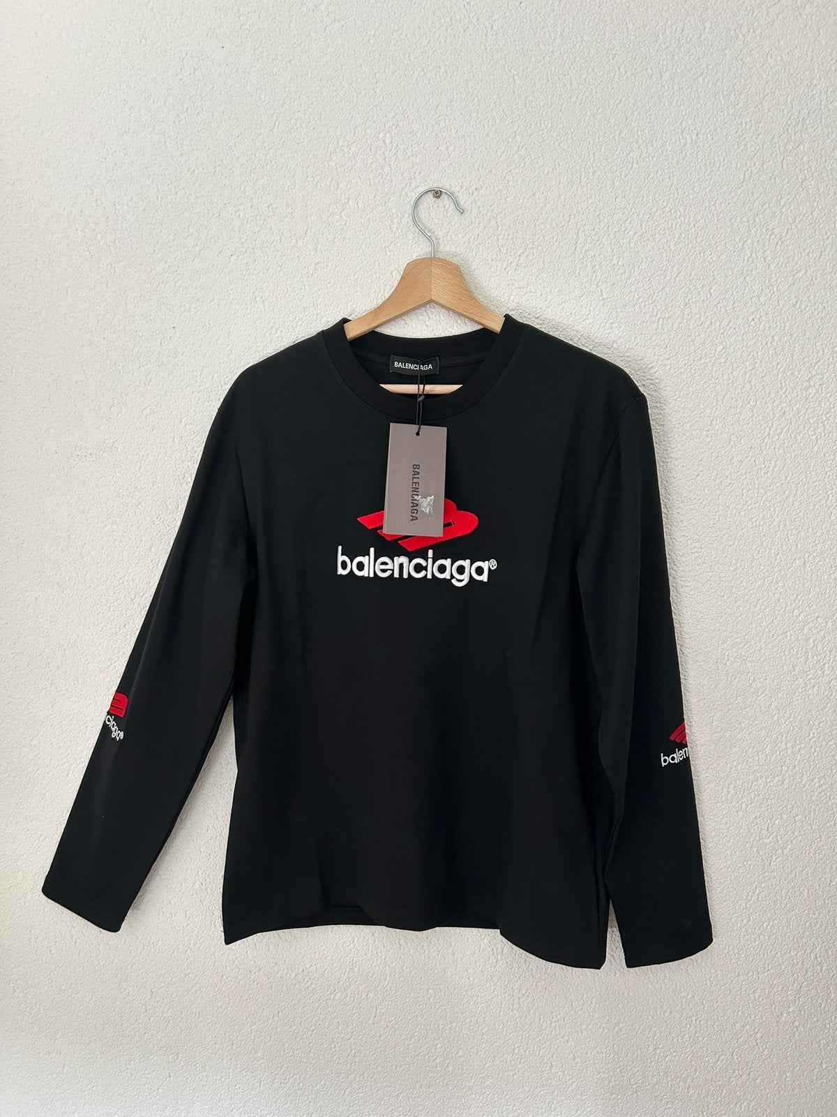 Balenciaga lange mouw shirt, Verzenden, Nieuw, Maat 48/50 (M), Zwart