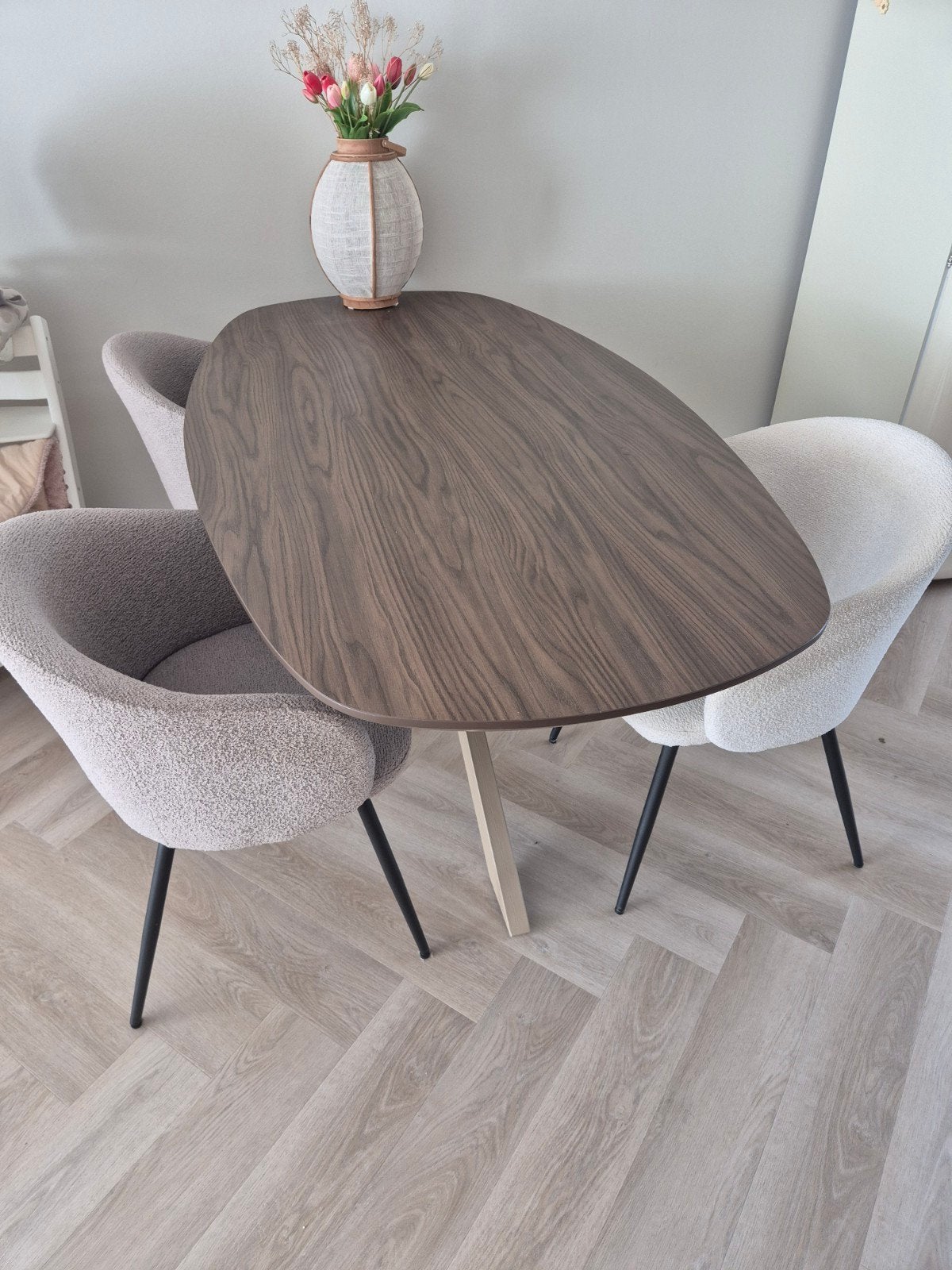 Kwantum stoelen bergen 4 stuks, Ophalen, Gebruikt, Wit, Vier