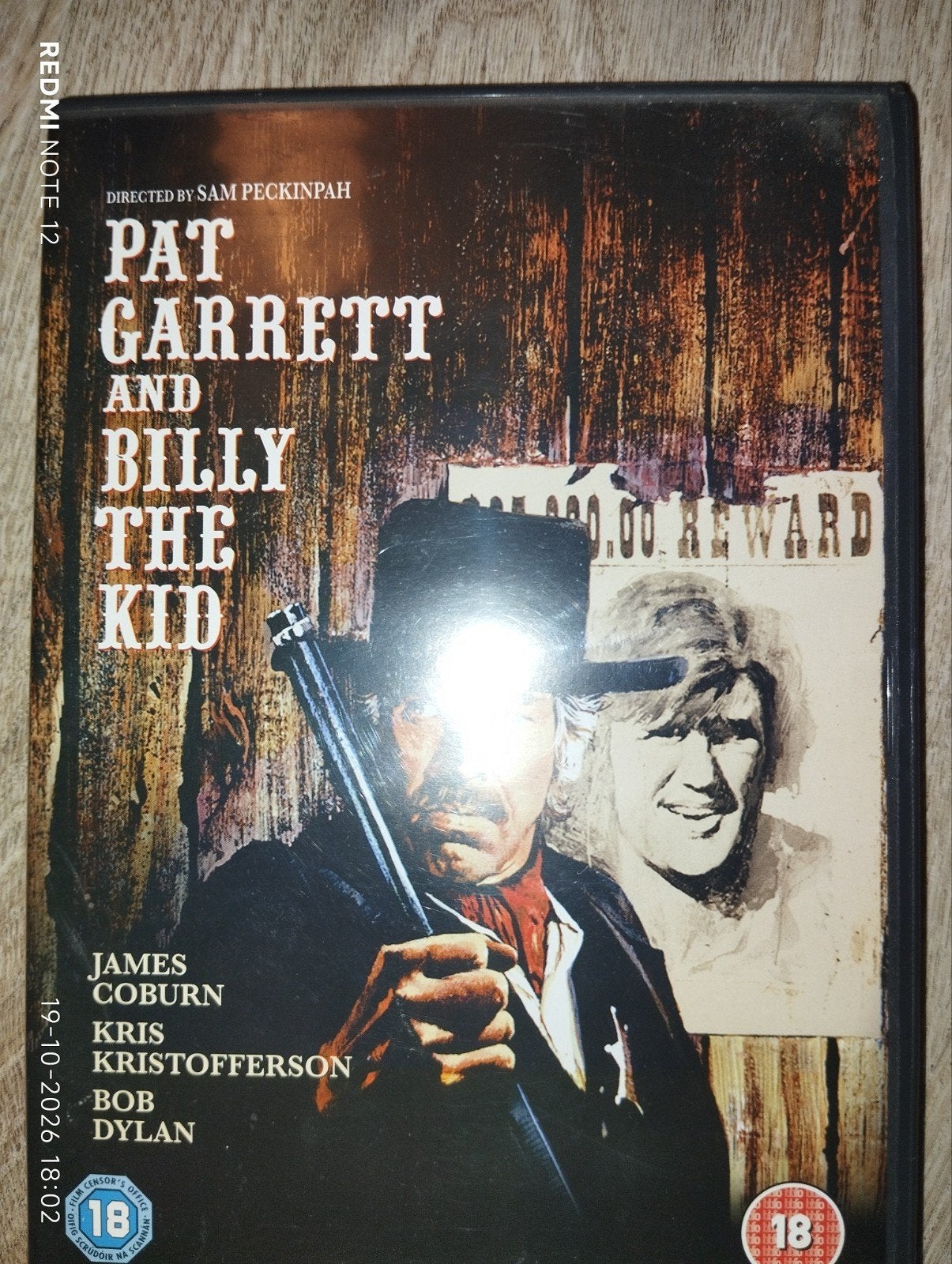Bob Dylan film Pat Garrett & Billy the kid dvd tot 23okt, Cd's en Dvd's, Alle leeftijden, Ophalen of Verzenden, Zo goed als nieuw