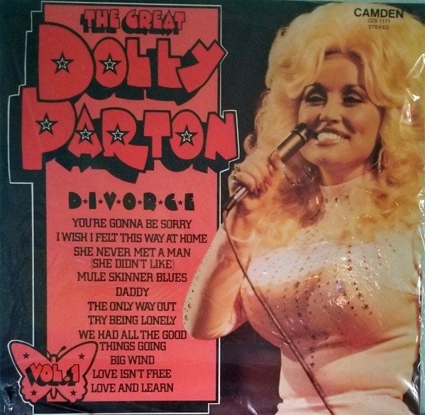 Dolly Parton – The Great Dolly Parton Vol. 1 (D-I-V-O-R-C-E), Complilatie, Ophalen of Verzenden, Gebruikt, 12 inch