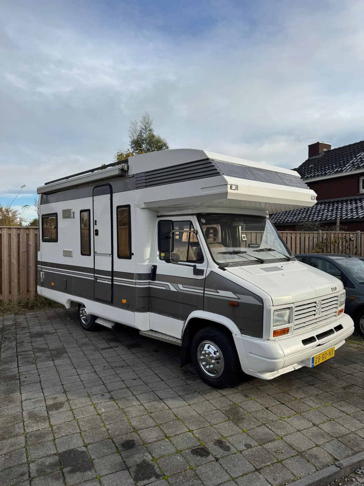Leuke Peugeot 280l hobby 550 ak alkoof camper!, Alkoof, Fiat, Hobby, Reservewiel