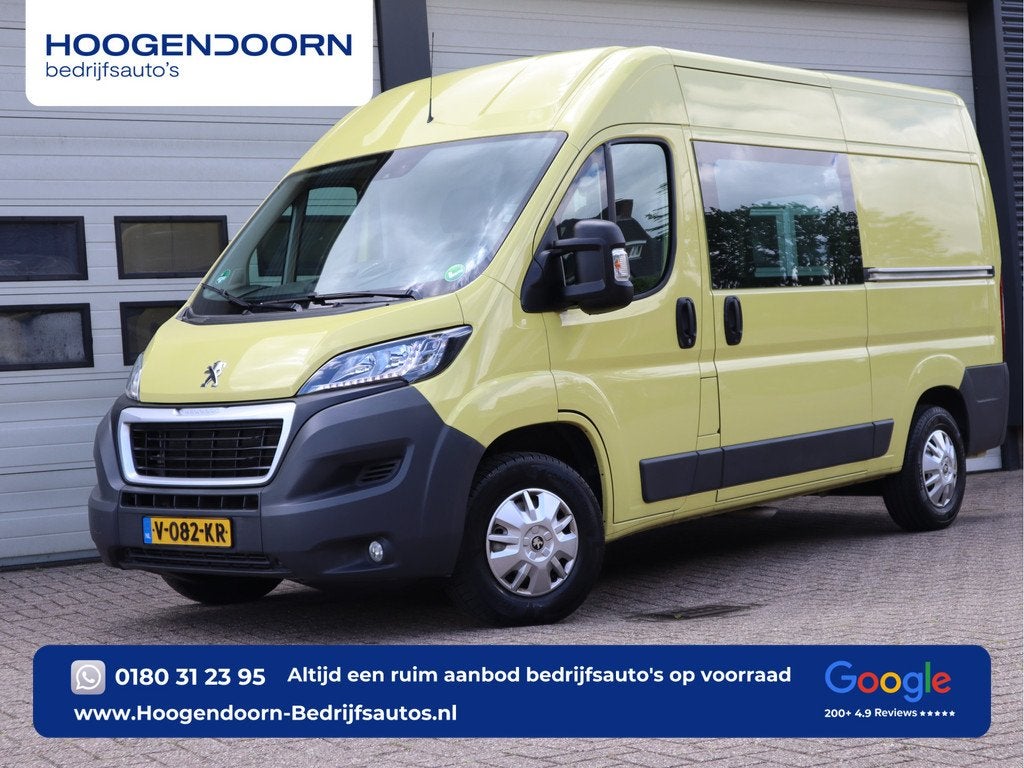 Peugeot Boxer 2.0 BlueHDI 131pk Euro 6 - L2H2 - Schuifdr. L+, Auto's, Bestelauto's, Voorwielaandrijving, Stof, Gebruikt, Euro 6