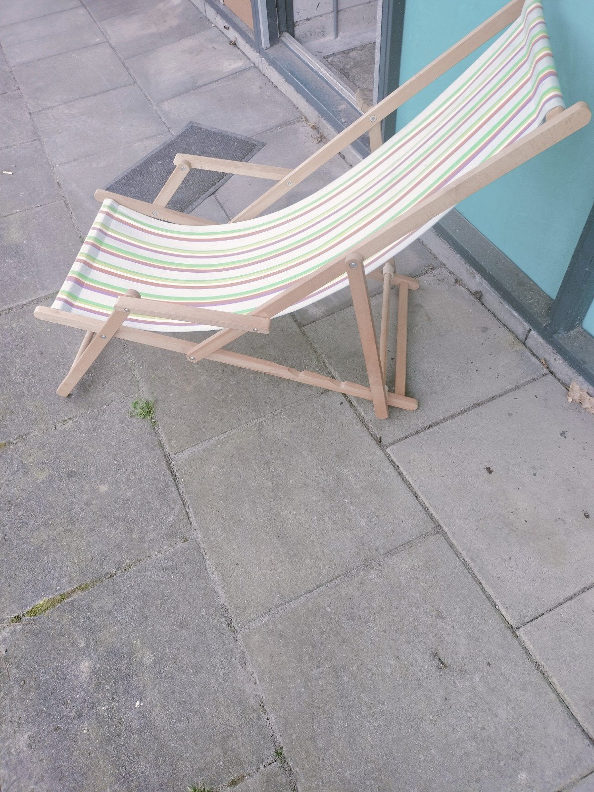 Strandstoel jaren 90 Ikea, Ophalen, Gebruikt, Hout, Verstelbaar