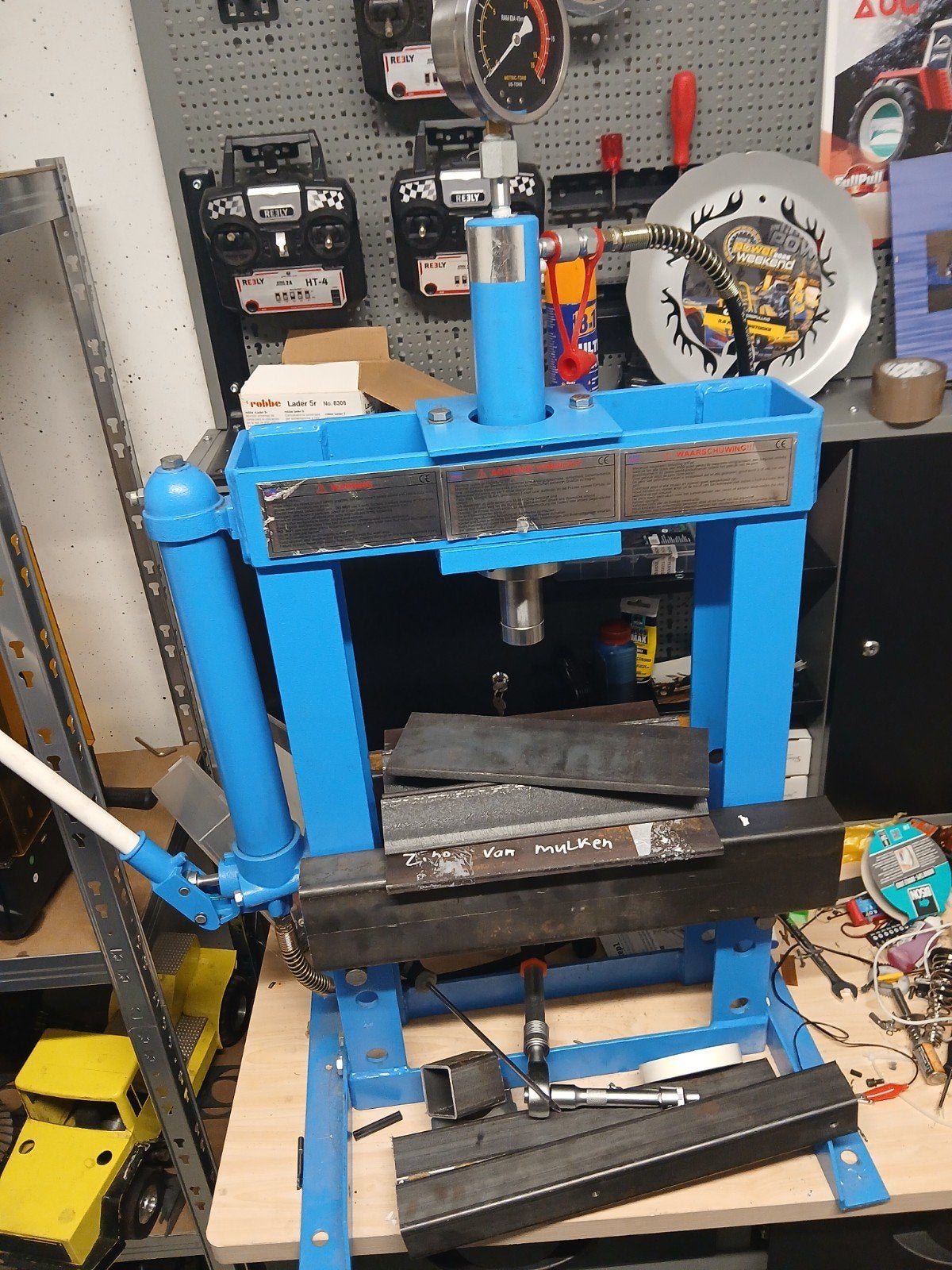 12 ton werkplaats pers - Robuuste hydraulische pers, Doe-het-zelf en Verbouw, Ophalen of Verzenden