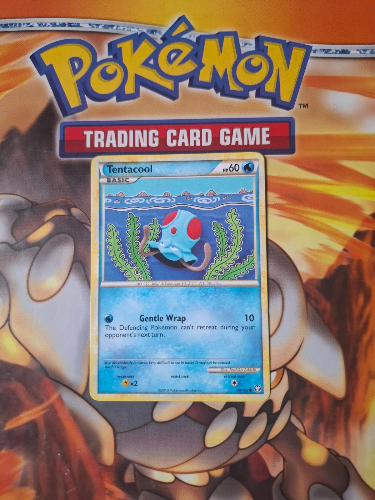 tentacool 80/102 Heartgold&Soulsilver Triumphant pokemon, Hobby en Vrije tijd, Verzamelkaartspellen | Pokémon, Ophalen of Verzenden