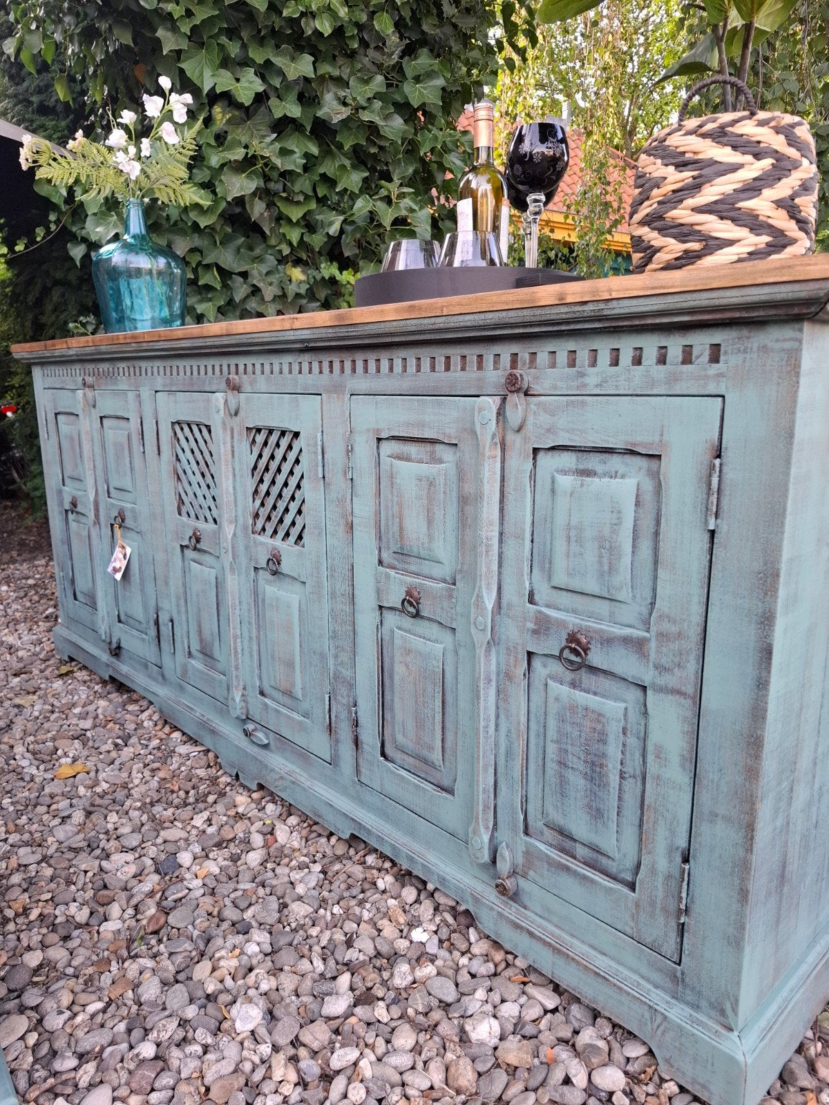 oxy green sleets dressoir, Huis en Inrichting, Kasten | Dressoirs, Zo goed als nieuw, 25 tot 50 cm, Ophalen of Verzenden