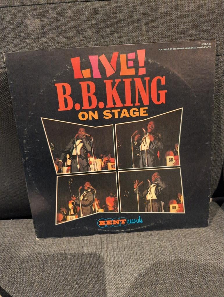 LP - B.B. King - On Stage B.B. King Live, Ophalen of Verzenden, Zo goed als nieuw, 12 inch, Blues