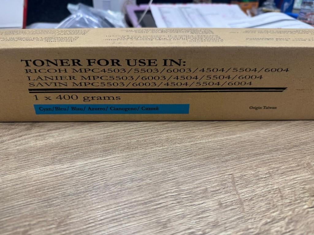 Toner Ricoh MPC4503/5503/6003/4504/5504/6004–Cyan(400g), Ophalen, Nieuw, Toner, Ricoh
