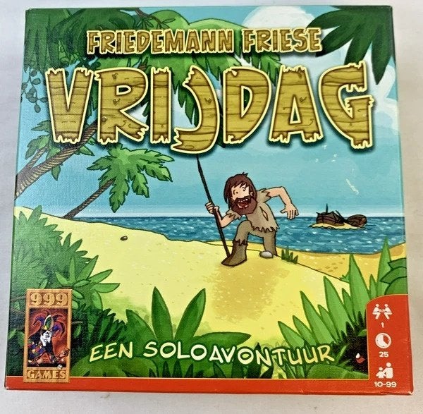 999 Games Vrijdag soloavontuur spel bordspel compleet, Coolsingel 104, 3011 AG Rotterdam, Netherlands, Verzenden, Een of twee spelers