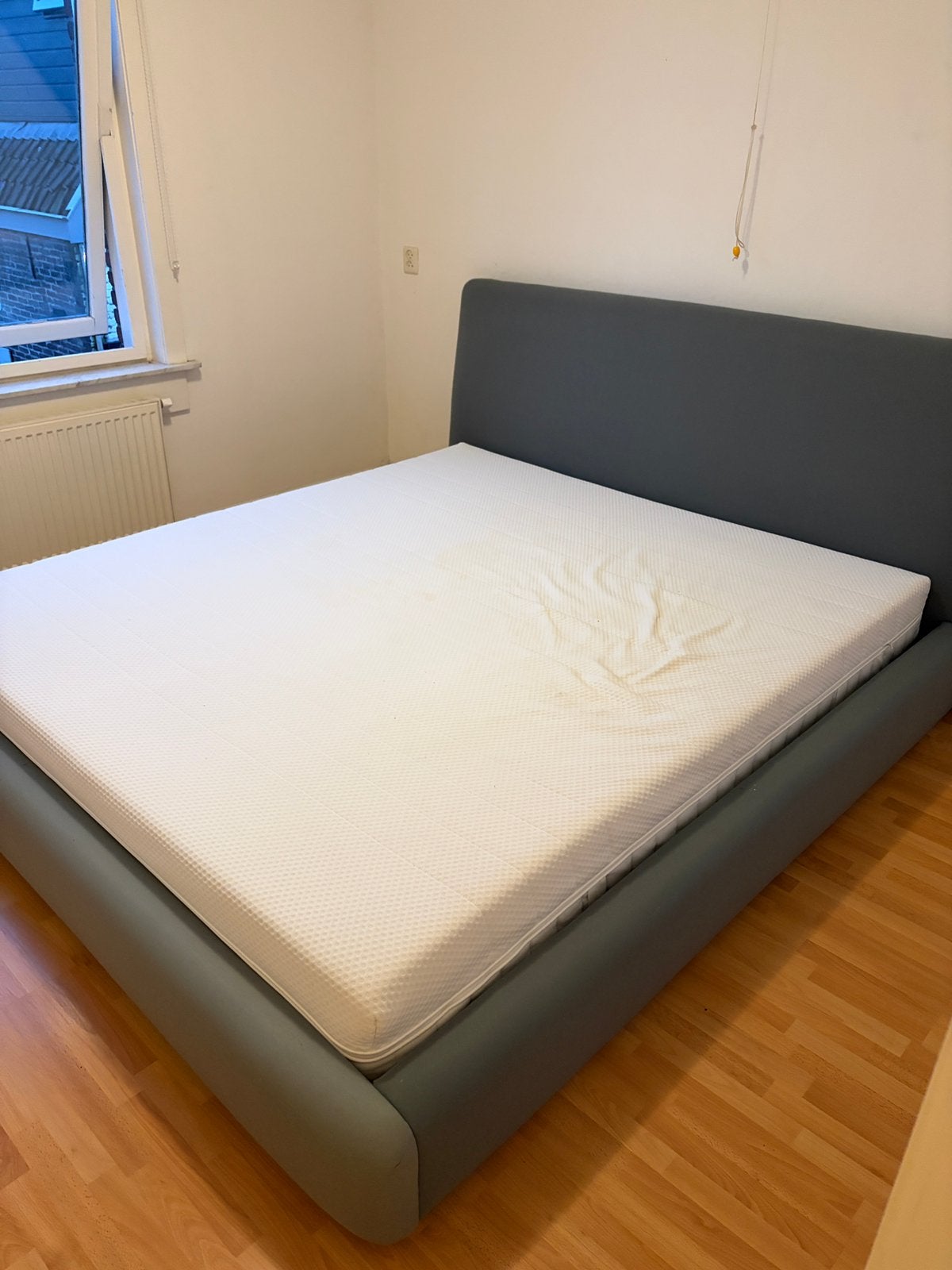 Sohome Kave Home bed 180x200, Ophalen, Overige materialen, Blauw, Tweepersoons