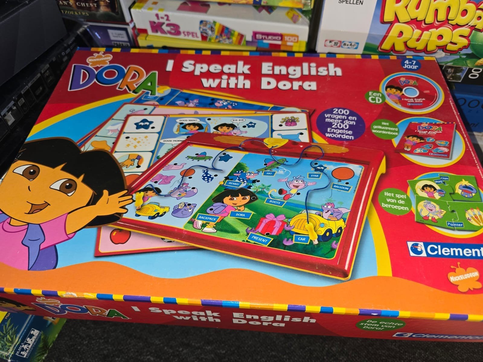Dora I Speak English with Dora - Leer Engels met Dora, Ophalen of Verzenden, Gebruikt, Taal en Lezen, Met geluid