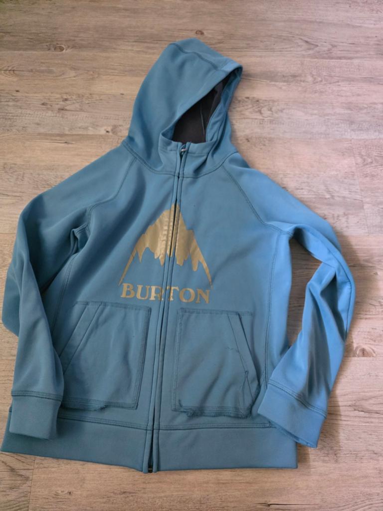 Burton vest maat M - warm en zacht, Kleding | Dames, Maat 38/40 (M), Blauw, Ophalen of Verzenden, Gedragen