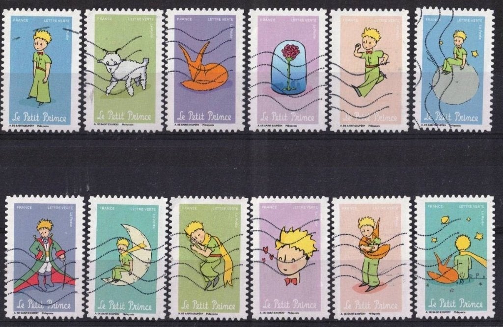 Frankrijk, serie "le petit prince" 2021-100, Verzenden, Gestempeld