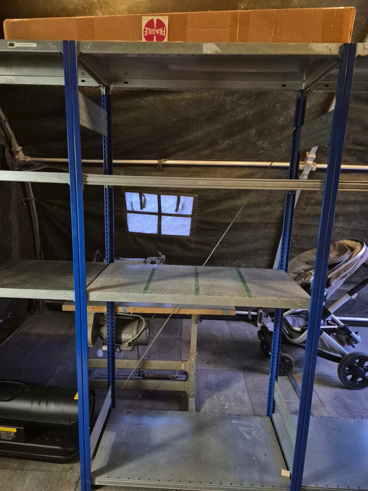 Robuuste Bito stelling met 13 planken - 200x100x50 cm, Huis en Inrichting, Ophalen, Gebruikt