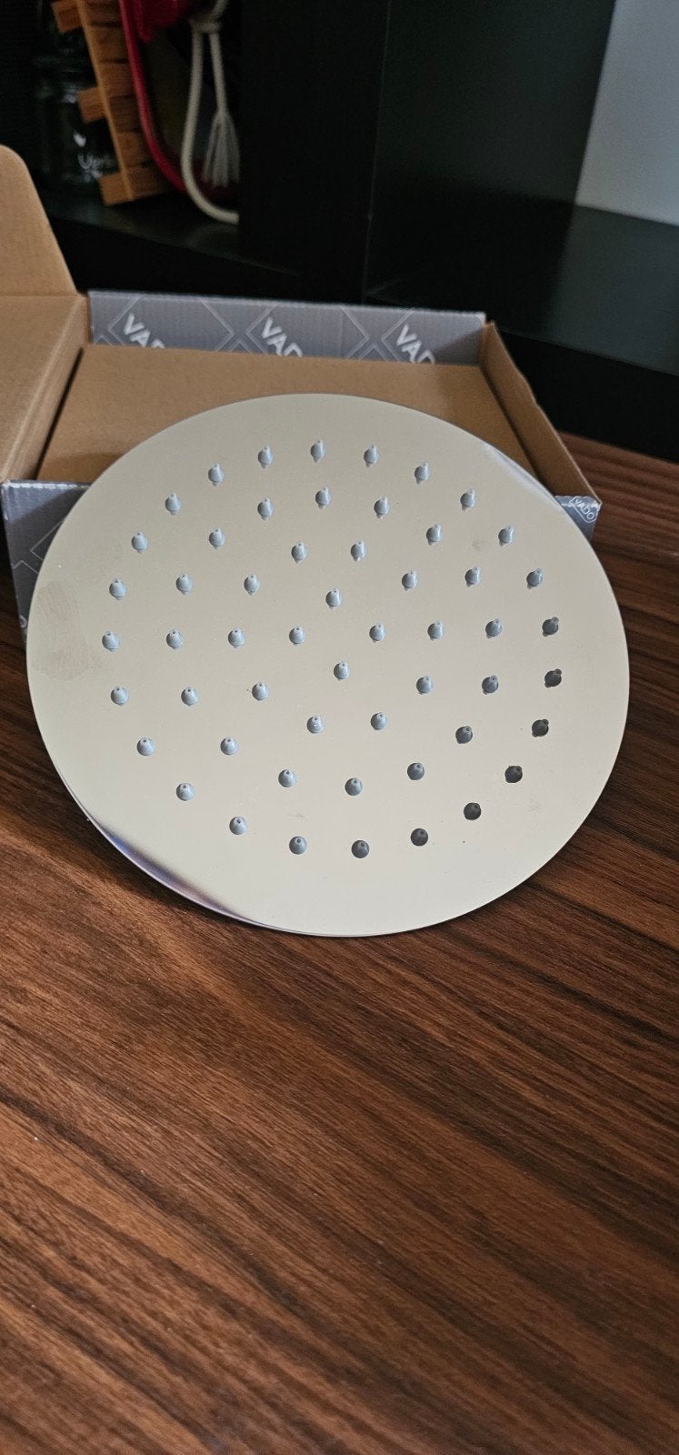 Vaco Aquablade douchekop 200mm chroom AQB-RO/20-C/P, Ophalen of Verzenden, Nieuw, Chroom, Douche