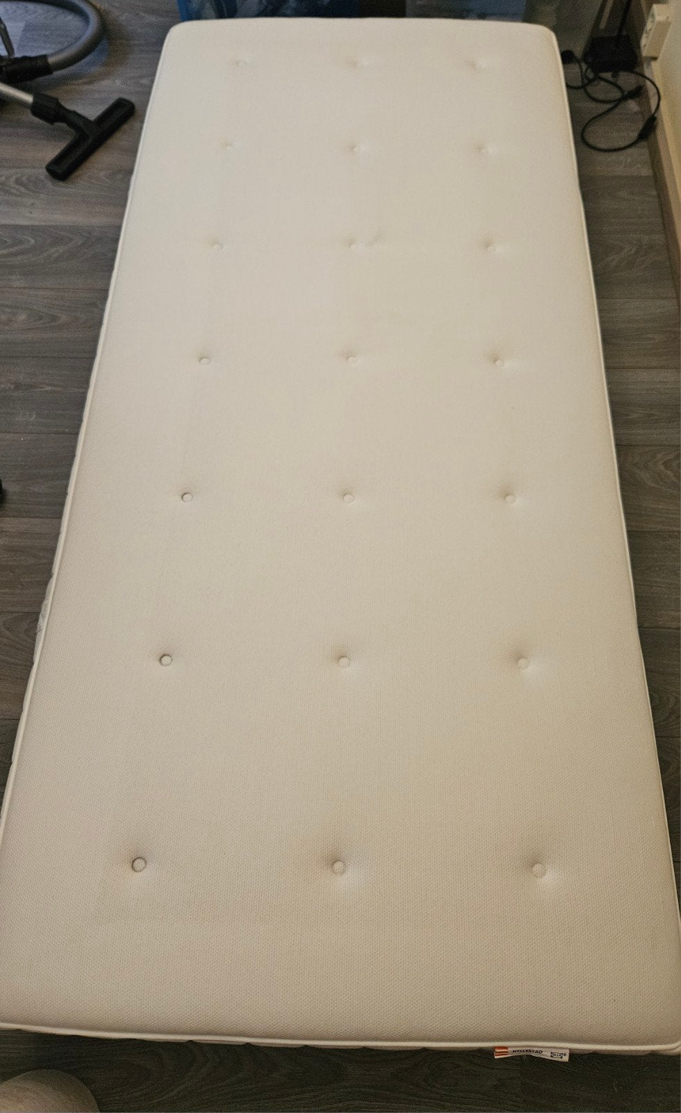 IKEA Hyllestad boxspring matras 90x200, Ophalen, 90 cm, Eenpersoons, Zo goed als nieuw