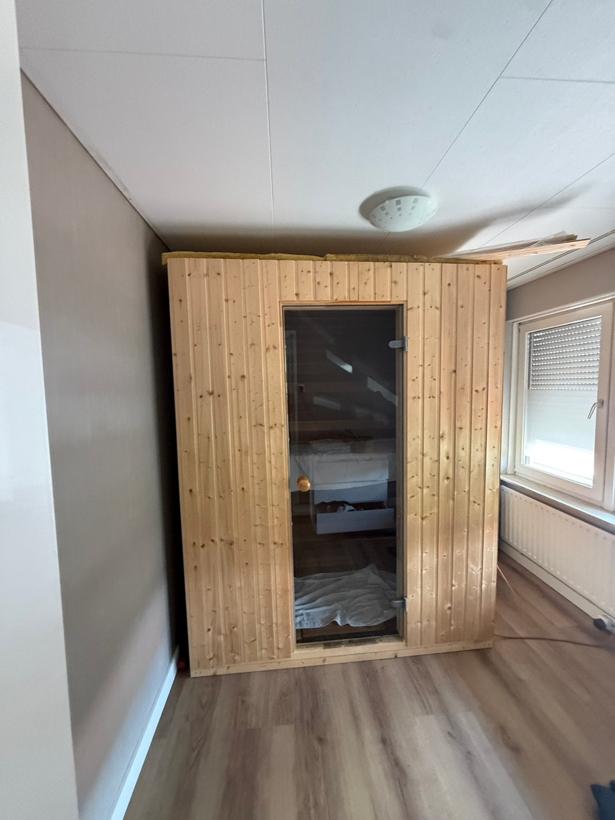 Sauna, Ophalen, Zo goed als nieuw, Complete sauna
