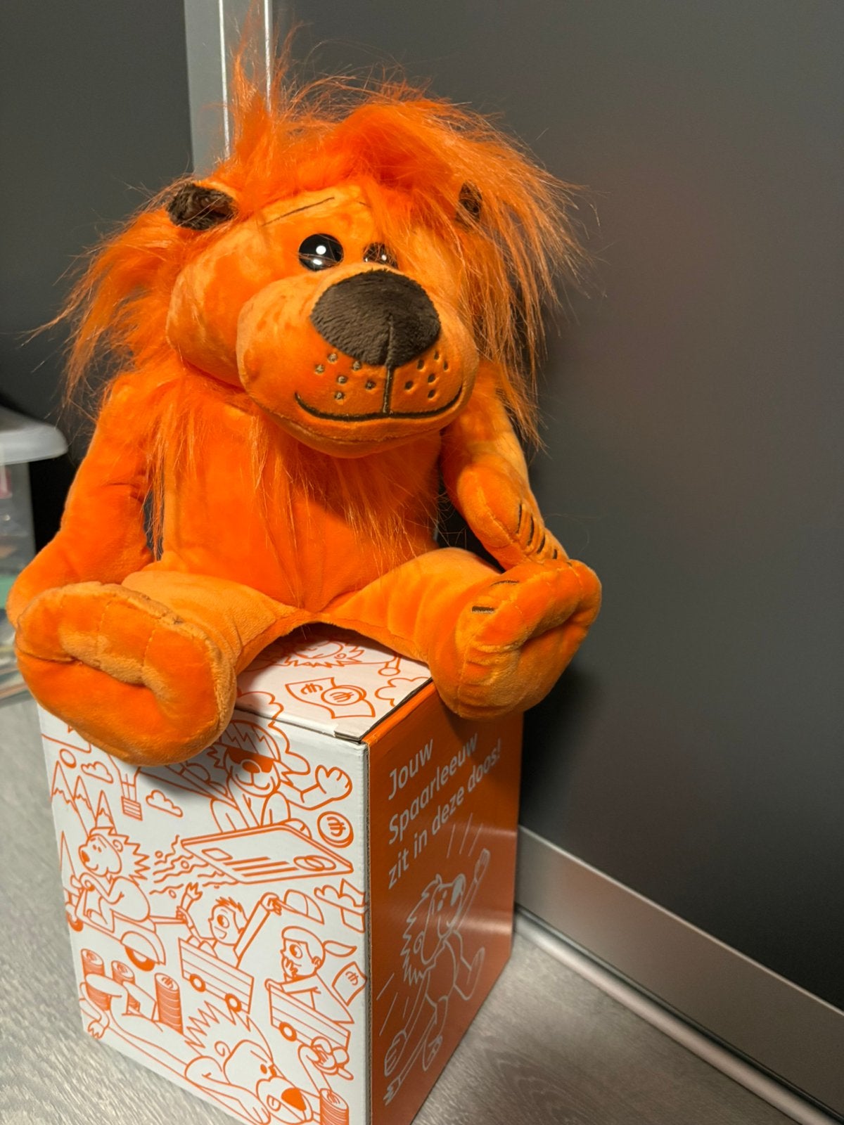 ING spaarleeuw, Ophalen of Verzenden, Zo goed als nieuw, Dier