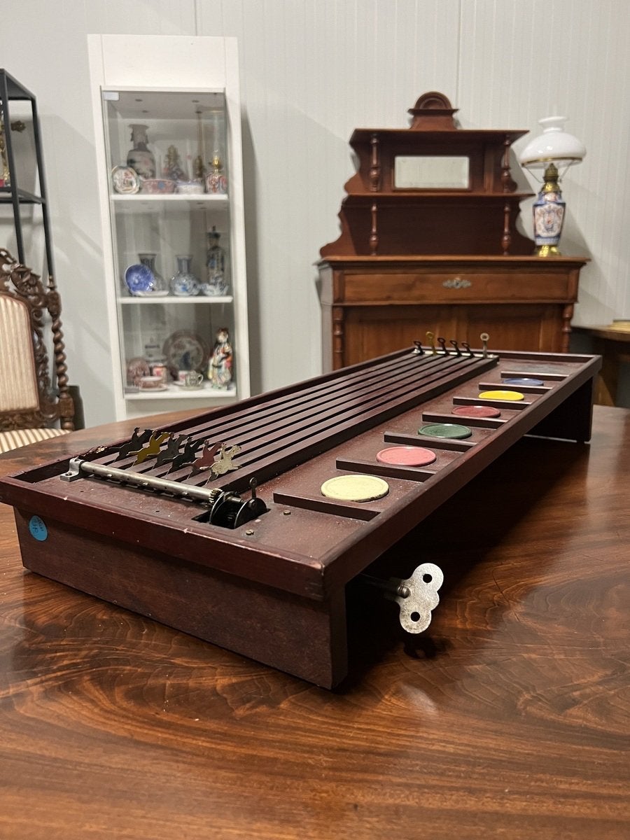 Kavel 78 - Paarden racespel - Automatic Derby, Antiek en Kunst, Ophalen of Verzenden