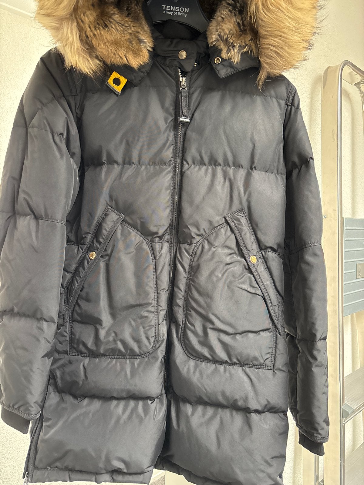 Parajumpers Long Bear kinderJas Zwart, maat 176, Ophalen of Verzenden, Zo goed als nieuw, Maat 36 (S), Zwart