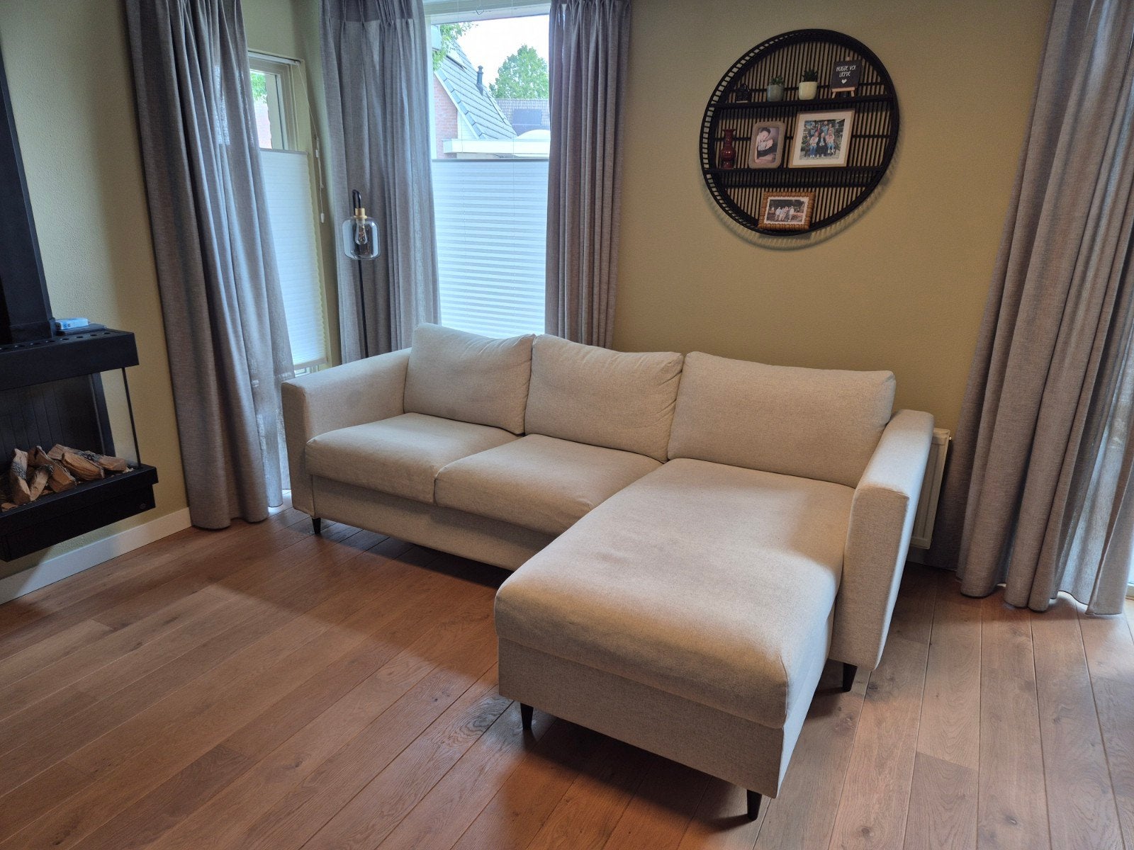 Ikea Vimle bank met chaise longue, Ophalen, Gebruikt, Stof