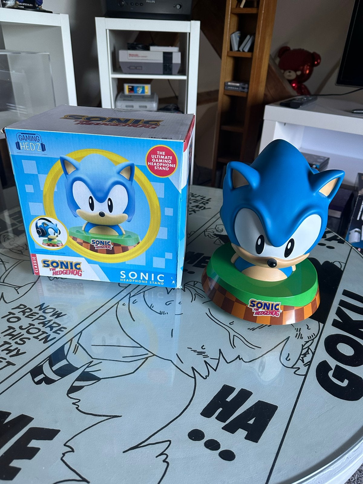 Sonic the Hedgehog Hoofdtelefoonstandaard, Ophalen of Verzenden, Zo goed als nieuw