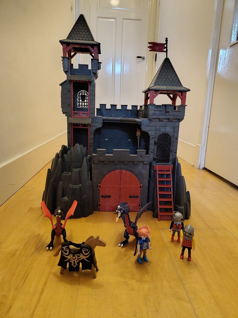 Playmobil kasteel, Ophalen, Gebruikt, Losse onderdelen, Historisch