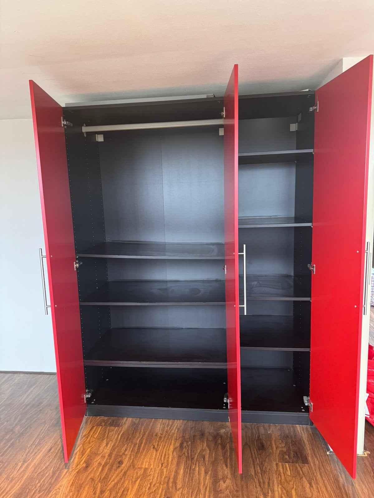 Kastdeuren rood ikea, Huis en Inrichting, Kasten | Kledingkasten, Ophalen, Gebruikt, 50 tot 100 cm, 200 cm of meer
