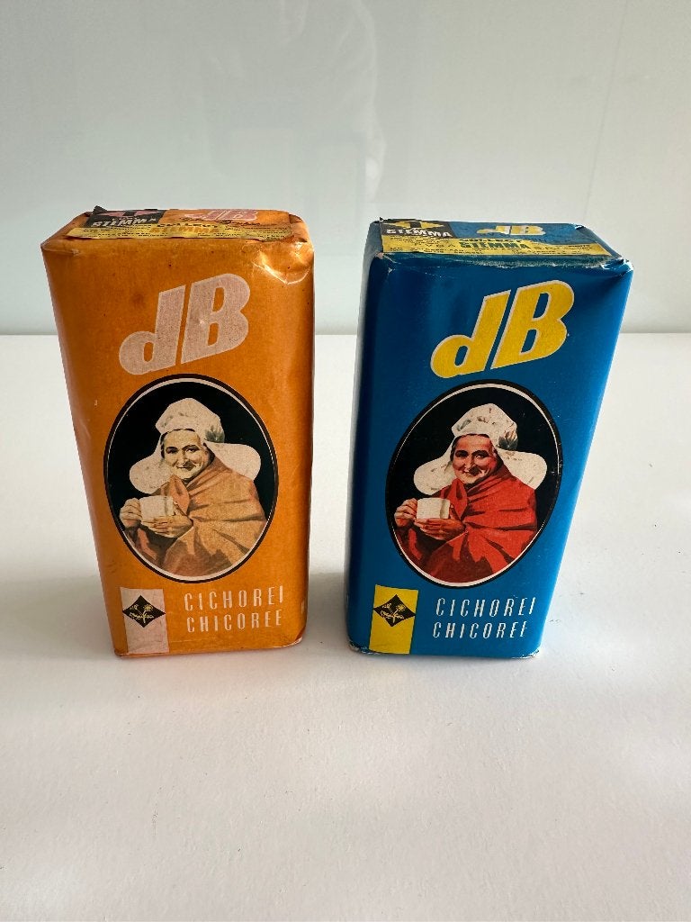 De Beukelaar oude pakjes chicorei ZELDZAAM, Verzamelen, Merken en Reclamevoorwerpen, Ophalen of Verzenden, Nieuw, Overige typen