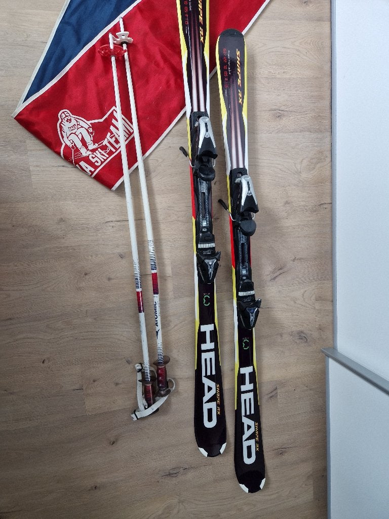 Head Shape RX ski's met hoes en stokken, Sport en Fitness, Ophalen, 160 tot 180 cm, Gebruikt, Carve