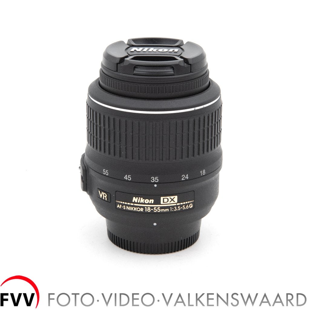 Nikon AF-S 18-55mm F/3.5-5.6G VR DX, 18 mm, Nikon, Ophalen of Verzenden, Zo goed als nieuw